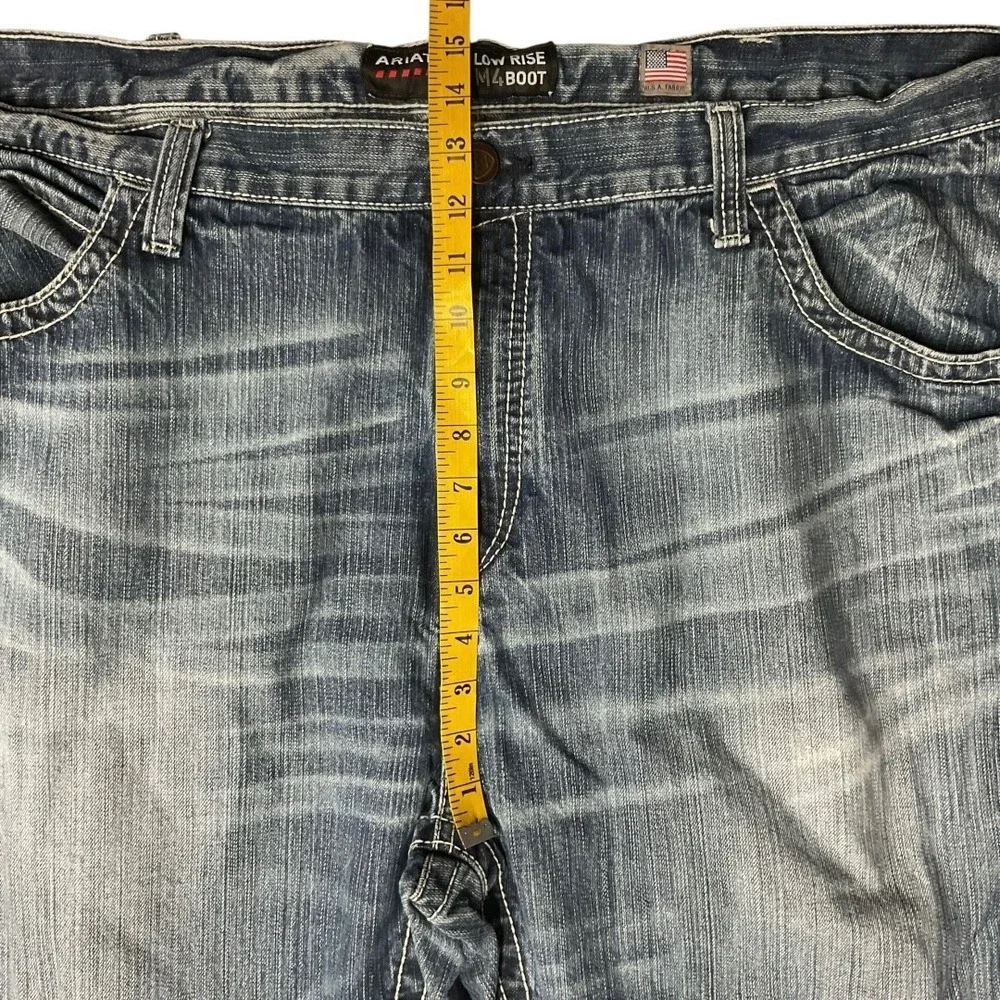 Ariat Men's FR‎ M4 Relaxed Ridgeline Boot Cut Jean Relaxed Fit Low Rise Sz 44/30